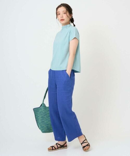 GIANNI LO GIUDICE / ジャンニ・ロ・ジュディチェ カットソー | [洗える・日本製]綿麻ボトルネック天竺カットソー | 詳細2