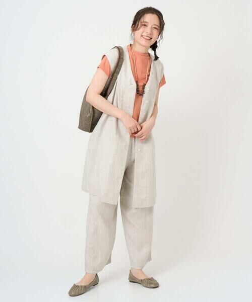 GIANNI LO GIUDICE / ジャンニ・ロ・ジュディチェ カットソー | [洗える・日本製]綿麻ボトルネック天竺カットソー | 詳細4