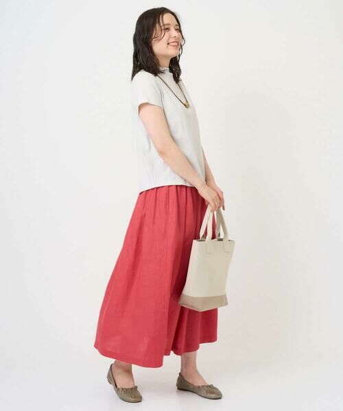 GIANNI LO GIUDICE / ジャンニ・ロ・ジュディチェ カットソー | [洗える・日本製]綿麻ボトルネック天竺カットソー | 詳細7