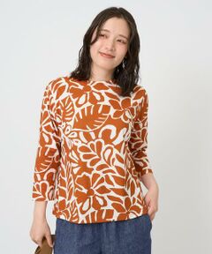 GIANNI LO GIUDICE / ジャンニ・ロ・ジュディチェ カットソー | [洗える・日本製]ボタニカルフワラープリントカットソー