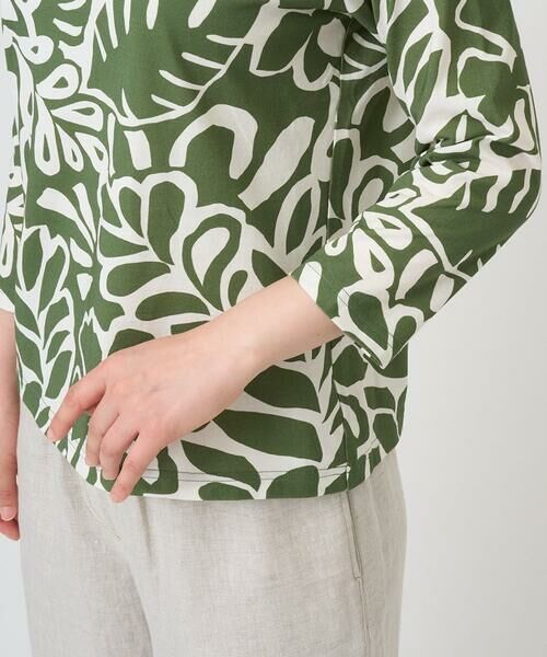 GIANNI LO GIUDICE / ジャンニ・ロ・ジュディチェ カットソー | [洗える・日本製]ボタニカルフワラープリントカットソー | 詳細11