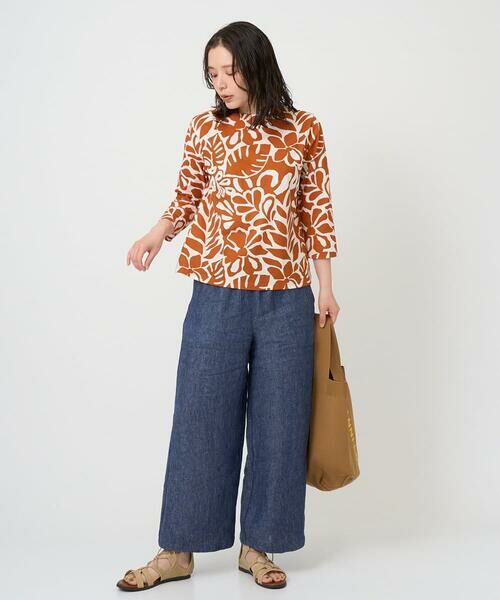 GIANNI LO GIUDICE / ジャンニ・ロ・ジュディチェ カットソー | [洗える・日本製]ボタニカルフワラープリントカットソー | 詳細6