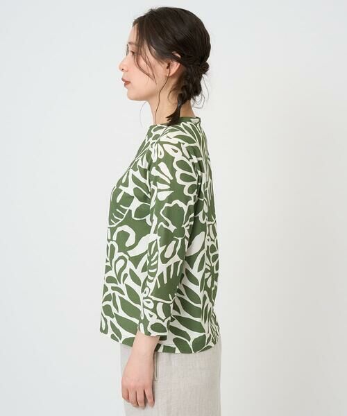 GIANNI LO GIUDICE / ジャンニ・ロ・ジュディチェ カットソー | [洗える・日本製]ボタニカルフワラープリントカットソー | 詳細8