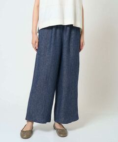 GIANNI LO GIUDICE / ジャンニ・ロ・ジュディチェ その他パンツ | [洗える]デニム調リネンパンツ