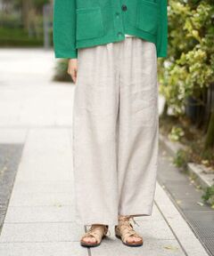 GIANNI LO GIUDICE / ジャンニ・ロ・ジュディチェ その他パンツ | [洗える]デニム調リネンパンツ