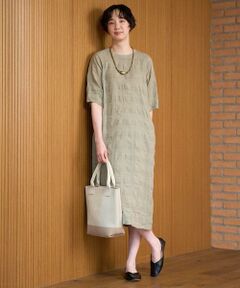 GIANNI LO GIUDICE / ジャンニ・ロ・ジュディチェ ロング・マキシ丈ワンピース | [洗える]シャドーチェックワンピース