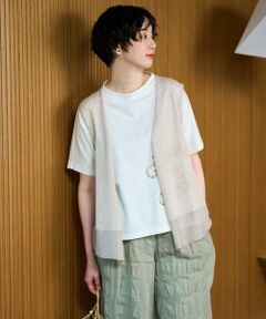GIANNI LO GIUDICE / ジャンニ・ロ・ジュディチェ セットアップ | [洗える]麻ナイロンジレ　