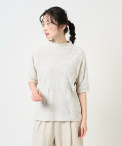 GIANNI LO GIUDICE / ジャンニ・ロ・ジュディチェ カットソー | [洗える・日本製]ドットタックハイネックカットソー