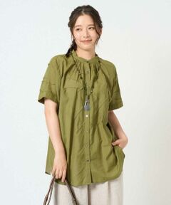 GIANNI LO GIUDICE / ジャンニ・ロ・ジュディチェ シャツ・ブラウス | [洗える]コットンレーヨンボイルブラウス