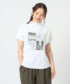 GIANNI LO GIUDICE / ジャンニ・ロ・ジュディチェ カットソー | [洗える]天竺フォトプリントTシャツ