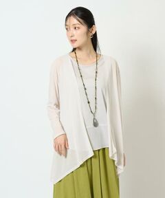 GIANNI LO GIUDICE / ジャンニ・ロ・ジュディチェ カーディガン・ボレロ | [洗える・日本製]強撚天竺カーディガン