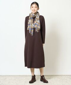 GIANNI LO GIUDICE / ジャンニ・ロ・ジュディチェ ロング・マキシ丈ワンピース | ［洗える］ヴィスコースナイロンミラノワンピース