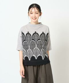 GIANNI LO GIUDICE / ジャンニ・ロ・ジュディチェ カットソー | [洗える・日本製]キャッチワッシャージャカードカットソー