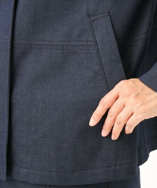 GIANNI LO GIUDICE / ジャンニ・ロ・ジュディチェ Gジャン・デニムジャケット | [洗える]デニムライクシャンブレージャケット | 詳細12