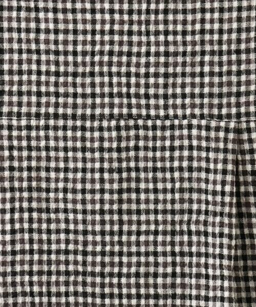 GIANNI LO GIUDICE / ジャンニ・ロ・ジュディチェ ロング・マキシ丈ワンピース | [日本製]コットンウールギンガムチェックシャツワンピース | 詳細4