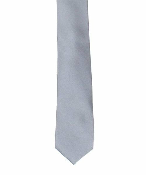 GLAZOS / グラソス ネクタイ | 【大人向けサイズあり】ベーシックネクタイ（シルバー）
