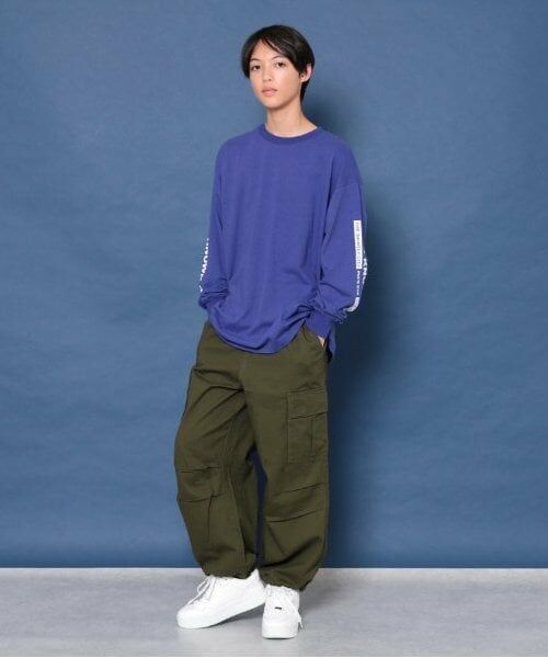 GLAZOS / グラソス その他パンツ | 【大人向けサイズあり】コットンツイル・パラシュートカーゴパンツ | 詳細1