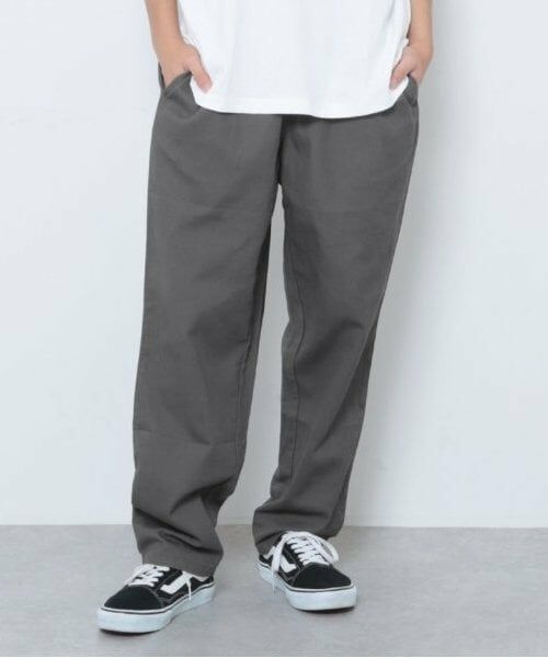 GLAZOS / グラソス その他パンツ | 【大人向けサイズあり】コットンツイル・シェフパンツ（チャコール）