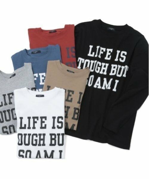 GLAZOS / グラソス Tシャツ | 【大人向けサイズあり】【プチプラ】フロントメッセージロゴ長袖Tシャツ | 詳細11