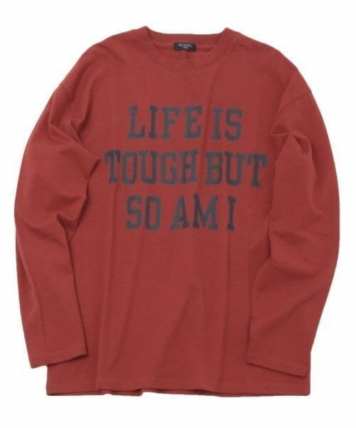 GLAZOS / グラソス Tシャツ | 【大人向けサイズあり】【プチプラ】フロントメッセージロゴ長袖Tシャツ | 詳細13