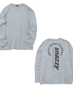 GLAZOS / グラソス Tシャツ | 【大人向けサイズあり】【プチプラ】バック縦ロゴ長袖Tシャツ