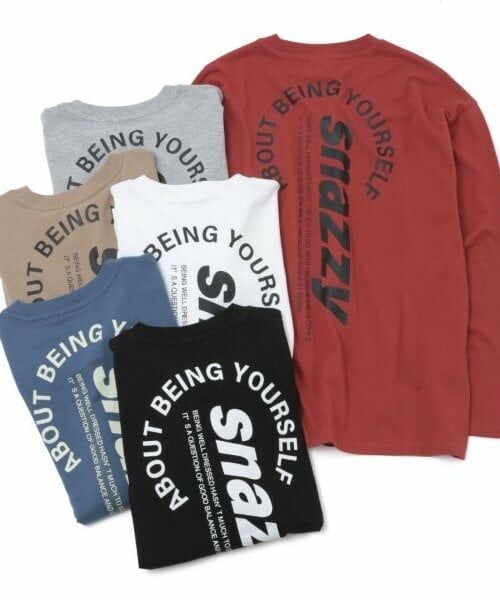 GLAZOS / グラソス Tシャツ | 【大人向けサイズあり】【プチプラ】バック縦ロゴ長袖Tシャツ | 詳細8