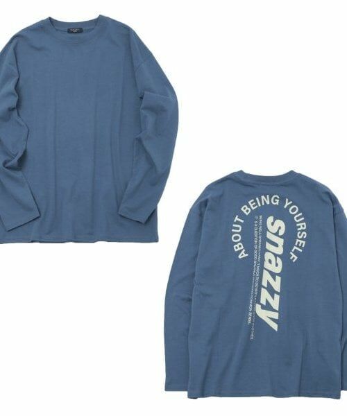 GLAZOS / グラソス Tシャツ | 【大人向けサイズあり】【プチプラ】バック縦ロゴ長袖Tシャツ | 詳細9