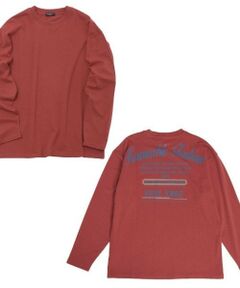 GLAZOS / グラソス Tシャツ | 【大人向けサイズあり】【プチプラ】バックメッセージロゴ長袖Tシャツ