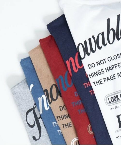 GLAZOS / グラソス Tシャツ | 【大人向けサイズあり】【プチプラ】バックメッセージロゴ長袖Tシャツ | 詳細11