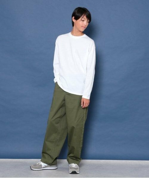 GLAZOS / グラソス Tシャツ | 【大人向けサイズあり】【プチプラ】バックメッセージロゴ長袖Tシャツ | 詳細4