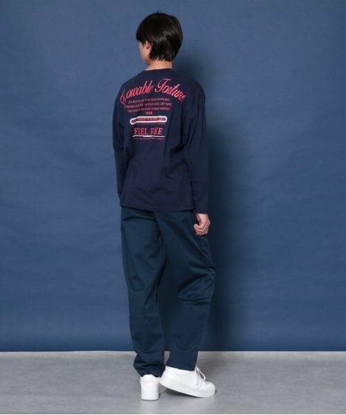 GLAZOS / グラソス Tシャツ | 【大人向けサイズあり】【プチプラ】バックメッセージロゴ長袖Tシャツ | 詳細5