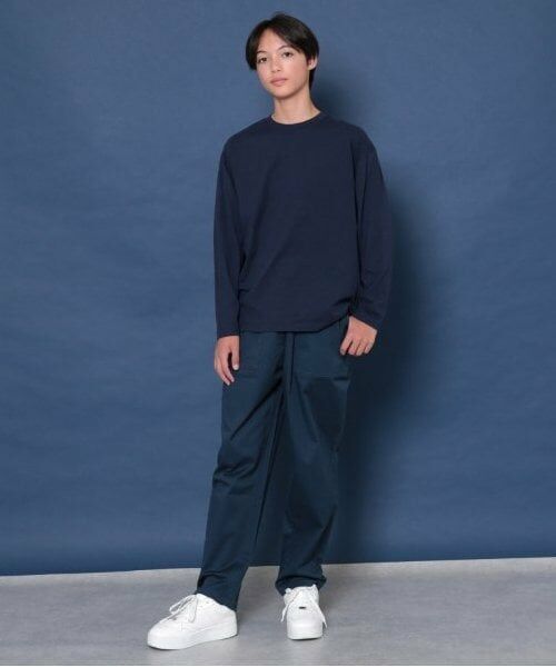 GLAZOS / グラソス Tシャツ | 【大人向けサイズあり】【プチプラ】バックメッセージロゴ長袖Tシャツ | 詳細6