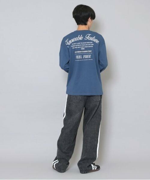 GLAZOS / グラソス Tシャツ | 【大人向けサイズあり】【プチプラ】バックメッセージロゴ長袖Tシャツ | 詳細7