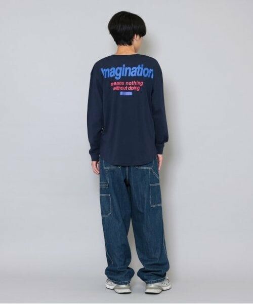 GLAZOS / グラソス Tシャツ | ポケット付きロゴプリント長袖Tシャツ | 詳細3