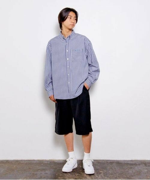 GLAZOS / グラソス シャツ・ブラウス | 【大人向けサイズあり】ストライプシャツ | 詳細1