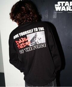 GLAZOS / グラソス Tシャツ | 【大人向けサイズあり】【STAR WARS】ダース・ベイダー / バックプリント長袖Tシャツ