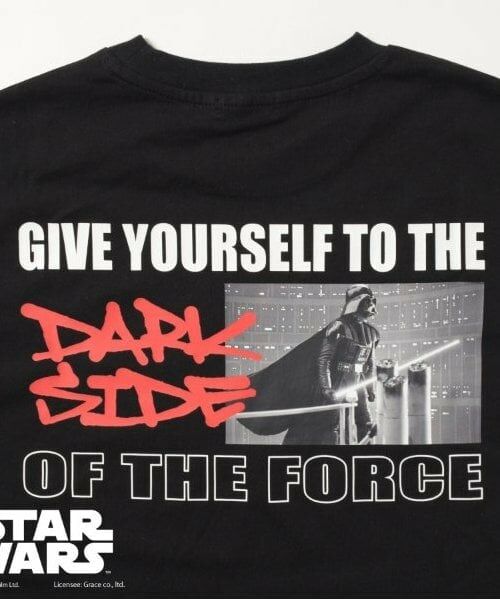 GLAZOS / グラソス Tシャツ | 【大人向けサイズあり】【STAR WARS】ダース・ベイダー / バックプリント長袖Tシャツ | 詳細6