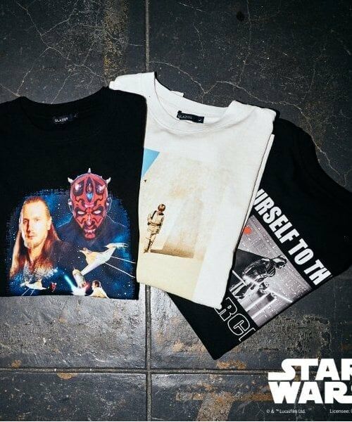 GLAZOS / グラソス Tシャツ | 【大人向けサイズあり】【STAR WARS】ダース・ベイダー / バックプリント長袖Tシャツ | 詳細9
