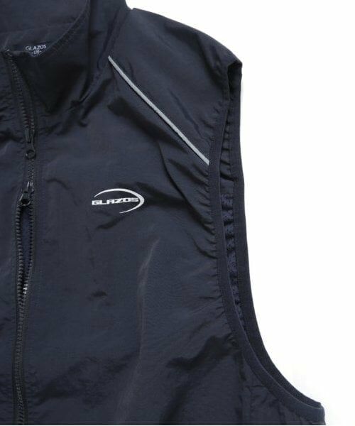 GLAZOS / グラソス ダウンジャケット・ベスト | 【大人向けサイズあり】ロゴジップアップベスト | 詳細10