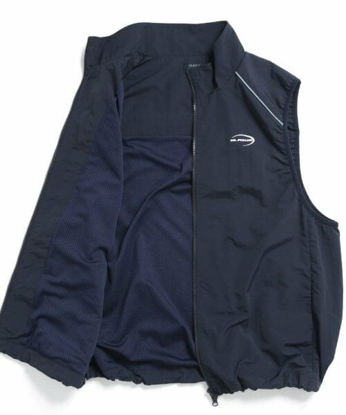 GLAZOS / グラソス ダウンジャケット・ベスト | 【大人向けサイズあり】ロゴジップアップベスト | 詳細12