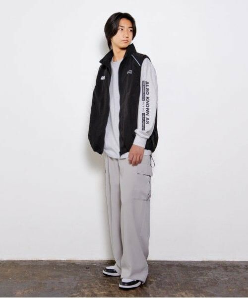 GLAZOS / グラソス ダウンジャケット・ベスト | 【大人向けサイズあり】ロゴジップアップベスト | 詳細3