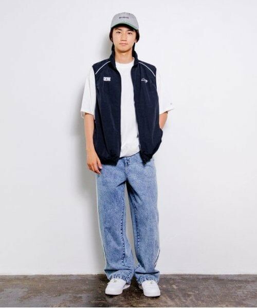 GLAZOS / グラソス ダウンジャケット・ベスト | 【大人向けサイズあり】ロゴジップアップベスト | 詳細5