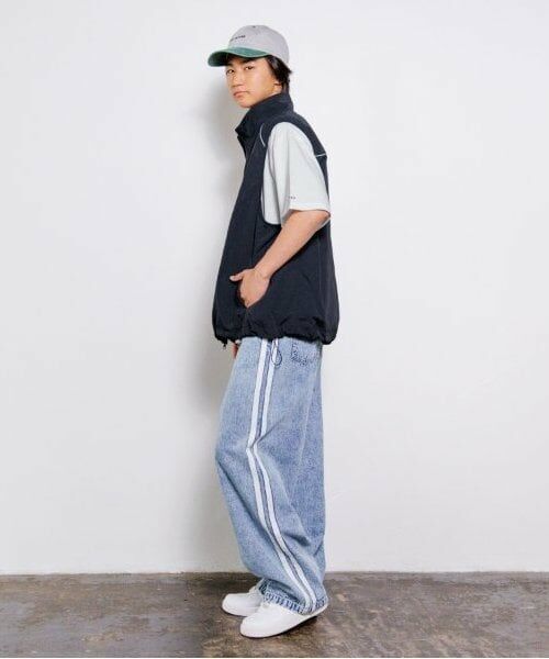 GLAZOS / グラソス ダウンジャケット・ベスト | 【大人向けサイズあり】ロゴジップアップベスト | 詳細6