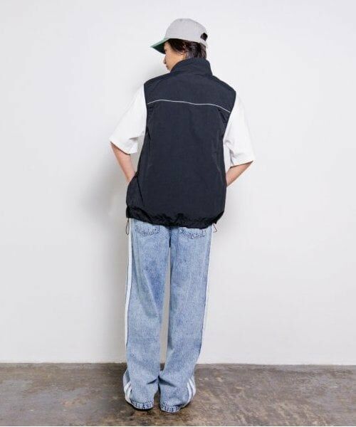 GLAZOS / グラソス ダウンジャケット・ベスト | 【大人向けサイズあり】ロゴジップアップベスト | 詳細7