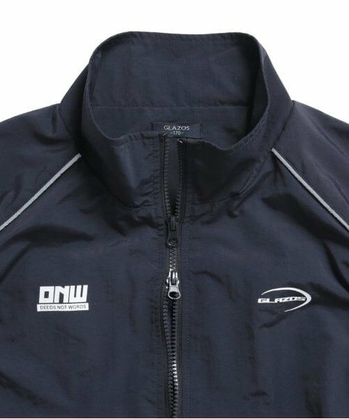 GLAZOS / グラソス ダウンジャケット・ベスト | 【大人向けサイズあり】ロゴジップアップベスト | 詳細9