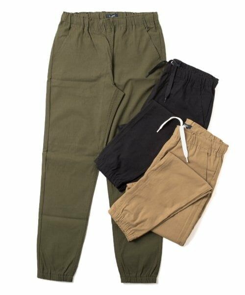 GLAZOS / グラソス その他パンツ | 【大人向けサイズあり】スーパーストレッチ裏起毛ツイル・ジョガーパンツ | 詳細9