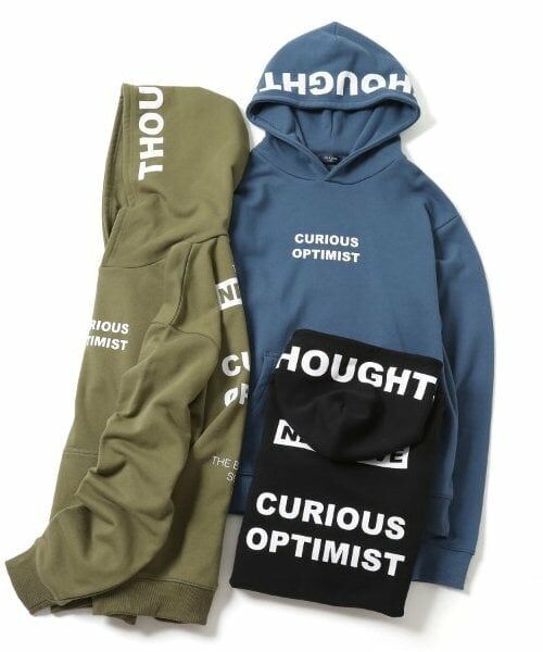 GLAZOS / グラソス パーカー | 【大人向けサイズあり】【毛玉になりにくいしっかり素材】フードプリントプルオーバーパーカー | 詳細7