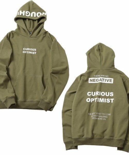 GLAZOS / グラソス パーカー | 【大人向けサイズあり】【毛玉になりにくいしっかり素材】フードプリントプルオーバーパーカー | 詳細8