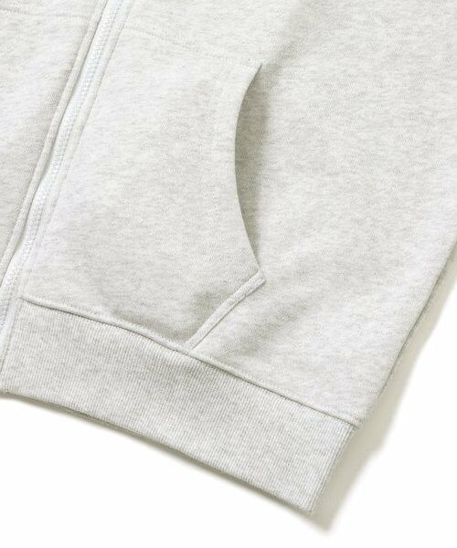 GLAZOS / グラソス パーカー | 【大人向けサイズあり】【毛玉になりにくいしっかり素材】フードプリントジップパーカー | 詳細8