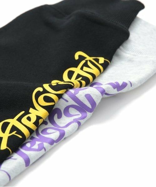 GLAZOS / グラソス パーカー | 【大人向けサイズあり】【毛玉になりにくいしっかり素材】ランダムプリントビッグパーカー | 詳細11